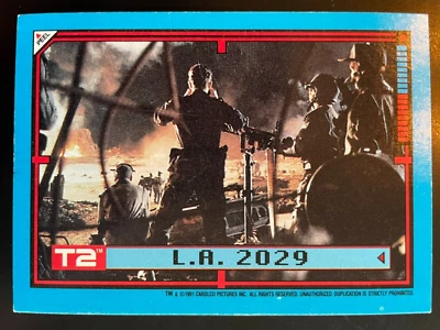 L.A. 2029 1991 Topps Sticker Terminator 2 #6 Trading Card - Image 1 of 2