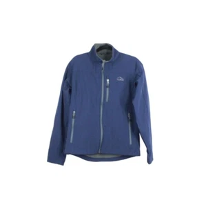LL Bean Men's Carbon Navy Polyester Full Zipper Windproof Softshell Jacket Small - Picture 1 of 9