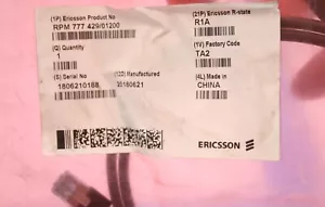 Ericsson RPM777429/01200 Signal Cable New Sealed Factory Packaging - Picture 1 of 4