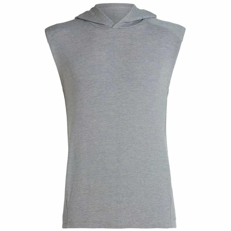 Chaleco con Capucha Icebreaker Cool Lite Momentum (M) Fósil/Nieve Brezo Foto 1 de 1