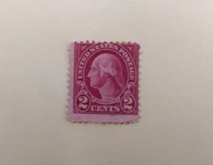 2 centesimi perfetti. Francobollo spostato Freak Washington rosso molto leggero cancellazione - Foto 1 di 1