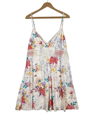 Vestido Babydoll Mudd Juniors Talla XXL 2X Tejido Suave Solero Tropical Playa Y2K Foto 1 de 4