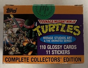 1989 Topps Teenage Mutant Ninja Turtles Complete Collectors Edition Set