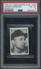 1955 All-American Sports Club #436 Johnny Wyrostek PSA 4 VG-EX VERY RARE