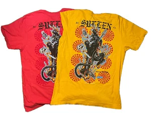 Sullen Art Collective Men's Red Electric Premium Short Sleeve 2X-Large T Shirts - Picture 1 of 9