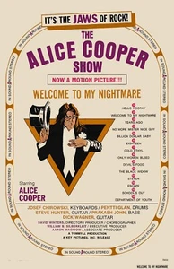 Póster enmarcado de la película Alice Cooper Welcome to My Nightmare - Imagen 1 de 2