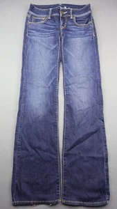 American Eagle Damenjeans 2012 Slim Boot Stretch dunkel Größe 0 (29 x 32) - Bild 1 von 9