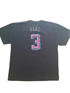 Chris Paul Jersey #3 T-shirt Los Angeles Clippers Mens XL Black Majestic CP3 - Picture 1 of 5