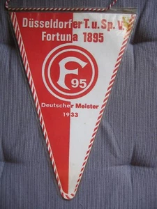 FORTUNA DÜSSELDORF Vintage Wimpel / Banner ORIGINAL! - Bild 1 von 2