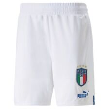 Puma Fußball Italien FIGC Shorts 2022 2023 Herren kurze Hose weiß blau