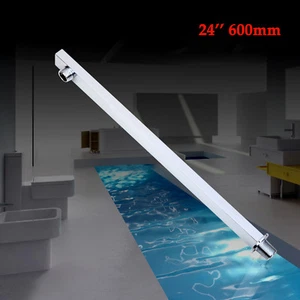 Brazo de extensión de ducha de 600 mm 24" de largo acabado cromado montado en pared - Imagen 1 de 6
