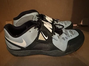 Nike Zoom Javelin Elite 2 Throwing Shoes Spikes 631055-002 Black Gray Men Sz 7.5 - Picture 1 of 7