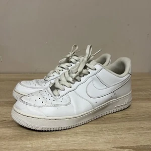Nike Mens Air Force 1 07 CW2288-111 White Casual Shoes Sneakers Size 8.5 - Picture 1 of 11