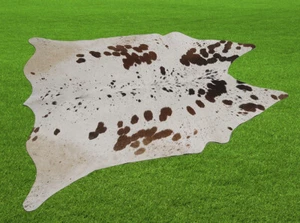 100% New Cowhide Rugs Area Cow Skin Leather (53" x 50") Cow hide SA-178 - Picture 1 of 3