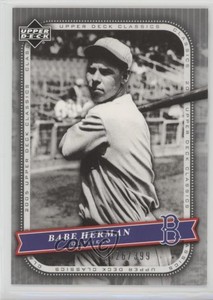 2005 Upper Deck Classics Silver /399 Babe Herman #4