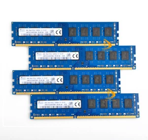 For SK Hynix 4x 8GB 2Rx8 PC3L-12800 DDR3L 1600MHz CL11 DIMM Desktop Memory RAM # - Picture 1 of 12