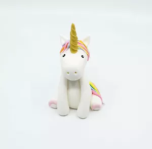 UNICORN 🦄 EDIBLE CAKE TOPPER X 1 - (3D FIGURINE) 10-12CM - **AWESOME** - Picture 1 of 2