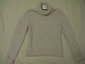 Brandy Melville Womens Turtleneck Sweater Sz S Heather Beige NWT - Picture 1 of 4