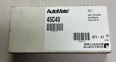 RELIANCE ELECTRIC AUTOMATE,45C40,INPUT MODULE NOS - Image 1 of 2