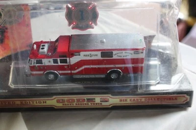 Code 3 Rescue 1 Pierce Saddle Brook Fire Dept Rescue Truck - Image 1 of 4