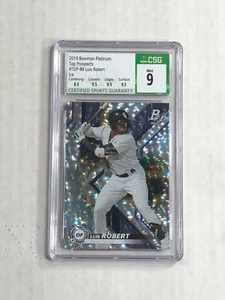 LUIS ROBERT 2019 Bowman Platinum ICE SP RC #TOP-88! CSG MINT 9! SUB 9.5's! HOT! - Picture 1 of 3