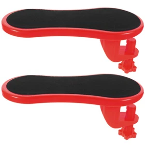 2Pcs Desk Arm Rest Office Support Wrist Rest For Computer Keyboard - Picture 1 of 12