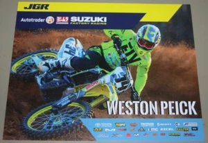 Postal Weston Peick Joe Gibbs 2018 carreras Suzuki Supercross motocross - Imagen 1 de 1