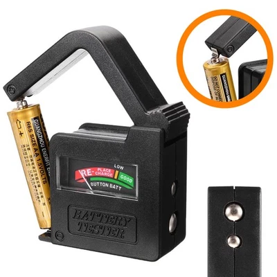 ORSEM Batterietester für AAA, AA, C, D, 9 V, N & Knopfzellen Batterie Zeitungsanzeige