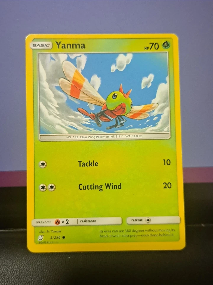 Pokemon TCG Unified Minds LP Yanma 2/236  - Image 1 of 1