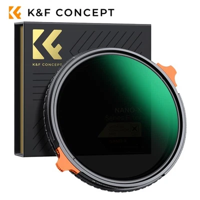 K&F Concept 2-in-1 Filter CPL & ND4-ND64 37/40/52/55/58/62/67/72/77/82mm Nano-X - Bild 1 von 4