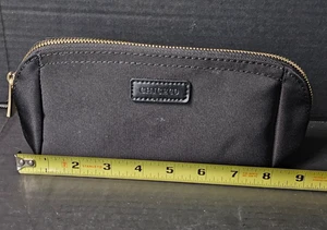 CHICECO Makeup Cosmetics Zip Closure Hand Bag Purse Small Black 9 Inch - Picture 1 of 5