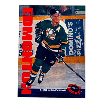 1994 Classic #83 Nick Stajduhar Edmonton Oilers Hockey Card - Image 1 of 2