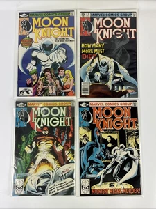 Moon Knight 1- 4 1 2 3 4 (erste Serie) Konvolut Marvel Comics 1980  - Bild 1 von 17