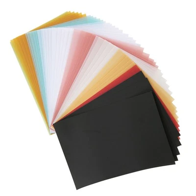 50 Pcs Sulfuric Acid Paper Coloured Card Paper For Universal Purposes 15x10cm PS - Image 1 of 4