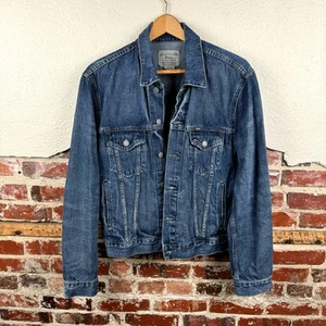 Vintage Polo Ralph Lauren Jacket Size Medium Denim Button Up Trucker Classic - Picture 1 of 8