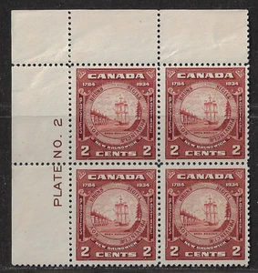 Canada Stamps — Block of 4 — 1934, Seal of New Brunswick #210 MNH Ref. 1064 - Picture 1 of 2