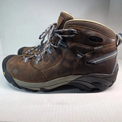 Keen Pittsburgh Hombres 11D Puntera de Acero Impermeable Botas de Trabajo Cuero Marrón KEEN.DRY Foto 1 de 4