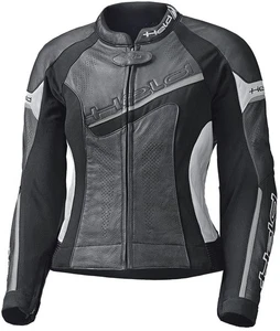 Women's motorcycle jacket 46D-held Debbie II-leather jacket black-white - Picture 1 of 3