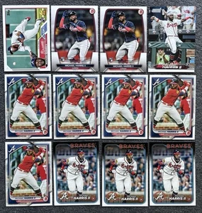 Michael Harris II 2023-2024 Baseball Rookie Card Lot! 12x Karten Braves RC - Bild 1 von 2