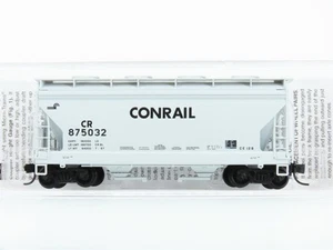 N Scale Micro-Trains MTL 09200511 CR Conrail 2-Bay Covered Hopper #875032 - Picture 1 of 8