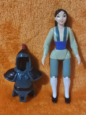 "Figura de acción de McDonald's Disney Mulan 1999 4,5"" ¡¡con armadura intercambiable!!! Foto 1 de 4