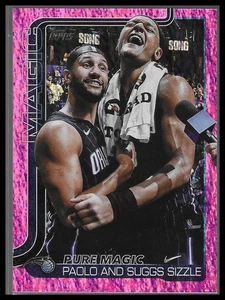 2025-2026 Topps Baloncesto Pure Magic Paolo Y Suggs Rosa Paralelo - Imagen 1 de 2