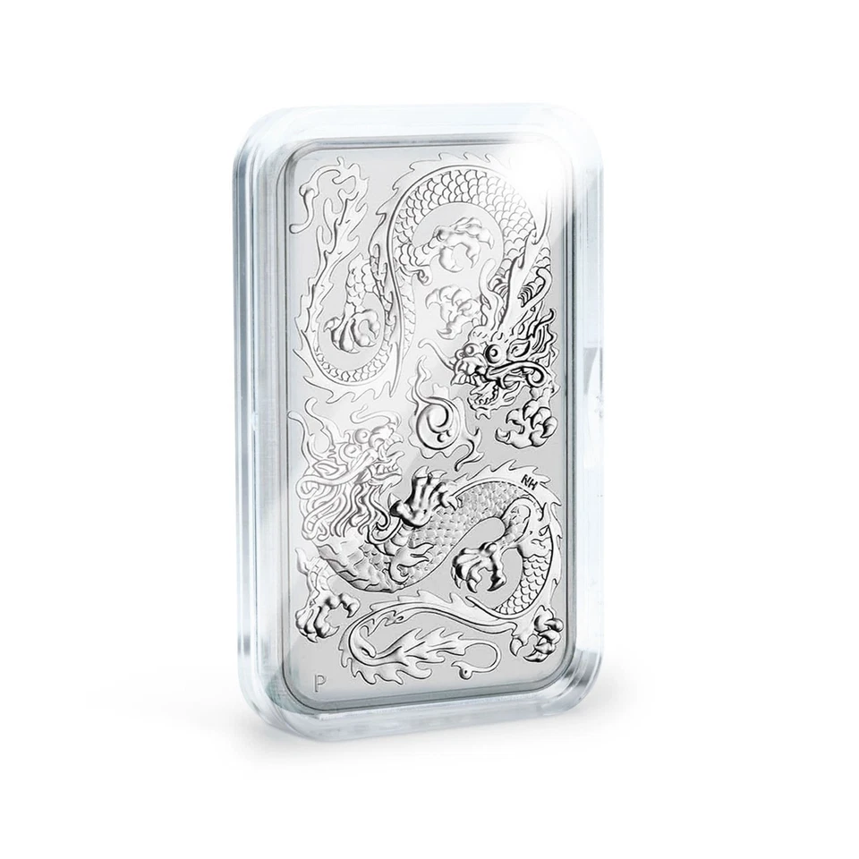 ULTRA coin capsules Perfect Fit for 1oz. Silver Dragon Bars Perth Mint - Image 1 of 1