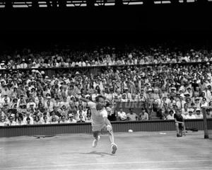 Rod Laver lunging backhand 8x10 11x14 16x20 photo 683 - Picture 1 of 1
