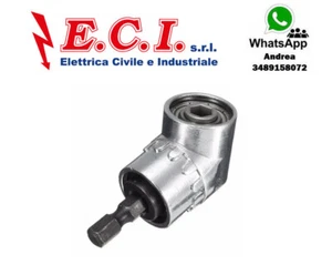 Drillpro Adattatore avvitatore per inserti 105° angolare 1/4" SNODO ANGOLO - Picture 1 of 1