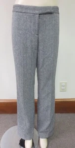 Magaschoni pantaloni neri bianchi a spina di pesce pantaloni neri taglia 6, usati in ottime condizioni - Foto 1 di 6