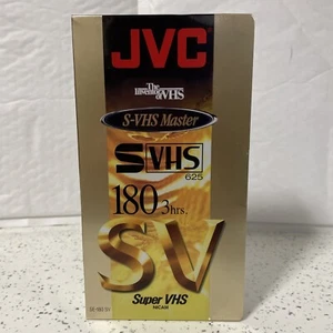 JVC S-VHS Master Tape SV180 New & Sealed Super VHS SE-180SV - Picture 1 of 12