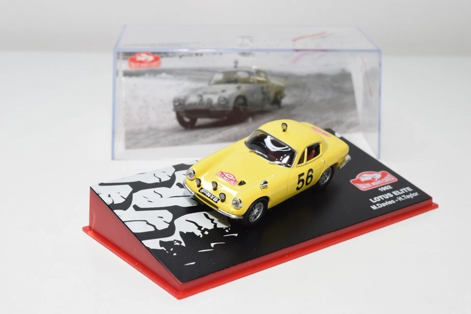 B21 1:43 ALTAYA IXO LOTUS ELITE RALLY MONTE CARLO 1962 DAVIES TAYLOR SIN USAR, EN CAJA Foto 1 de 4