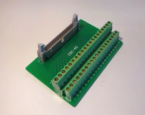 IDC-40 Male Header Connector Breakout Board Raspberry Pi Adapter : UK Seller - Afbeelding 1 van 7