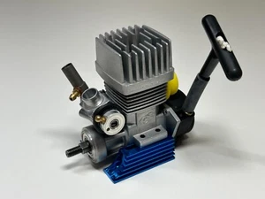 GS V12RSX .12 High Performance Rear Exhaust Nitro Engine & Glow Plug Japan Made - Picture 1 of 10